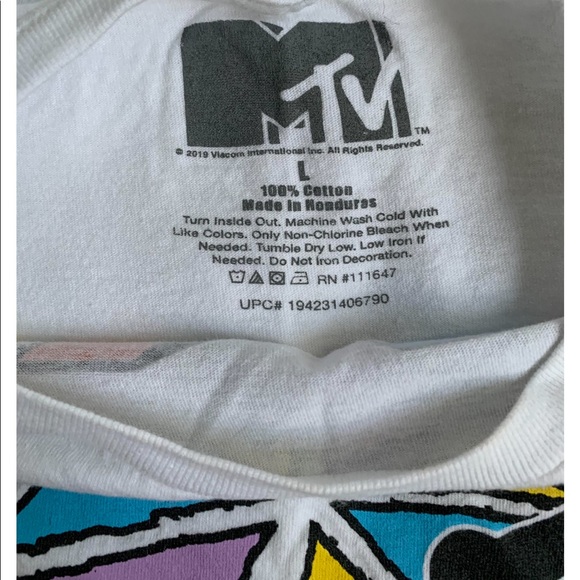 MTV Retro Logo T-Shirt - Picture 2 of 2